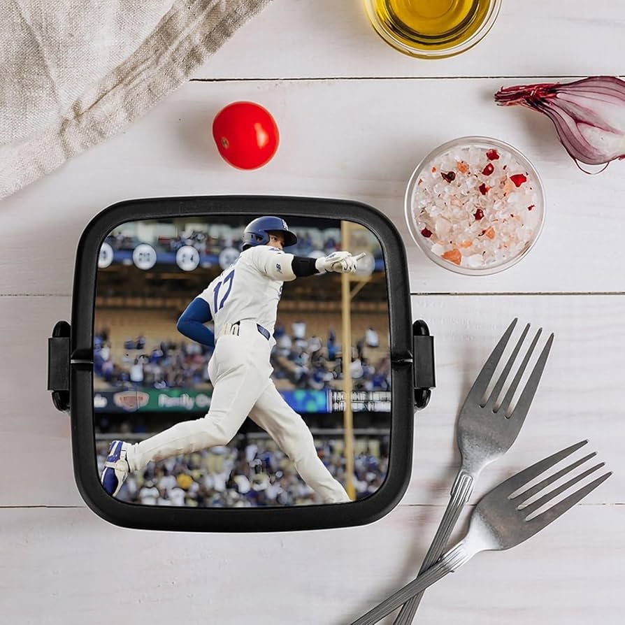 大谷翔平 お弁当箱 ランチボックス Amazon | 大谷翔平 (19) ランチボックス 二層 食器付き アニメ
